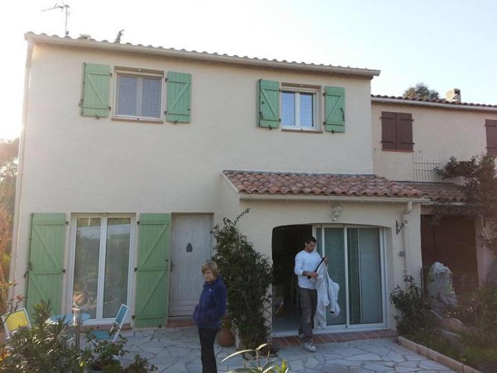 Peinture façade maison Var