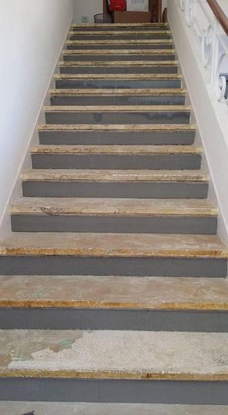 Rénovation d'escaliers dans le Var